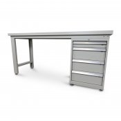 Arbetsbänk med lådor