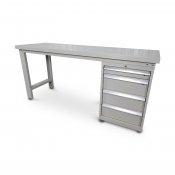 Arbetsbänk med lådor