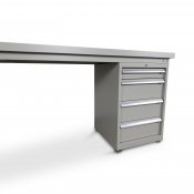 Arbetsbänk med lådor