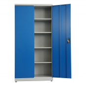 PLÅTSKÅP 2000X1000X500 BLÅ