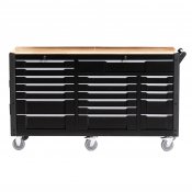 Verktygsvagn/Arbetsbänk med 19 lådor