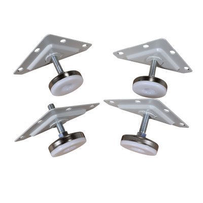 justerbara fötter plåtskåp